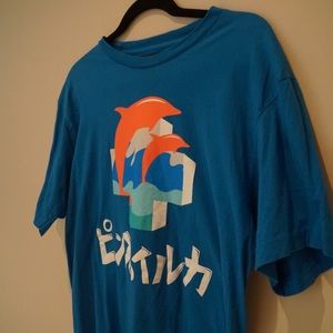 Pink Dolphin Mens T-Shirt